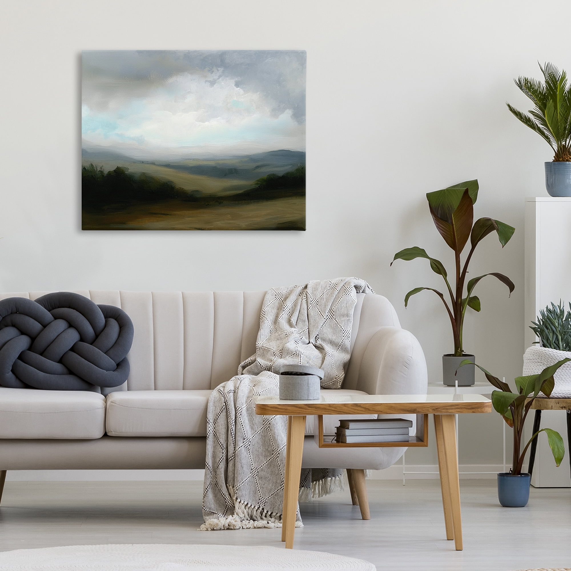 Stupell Industries Refreshed Quiet Rolling Hills Canvas Wall Art, design by Annabelle Hall