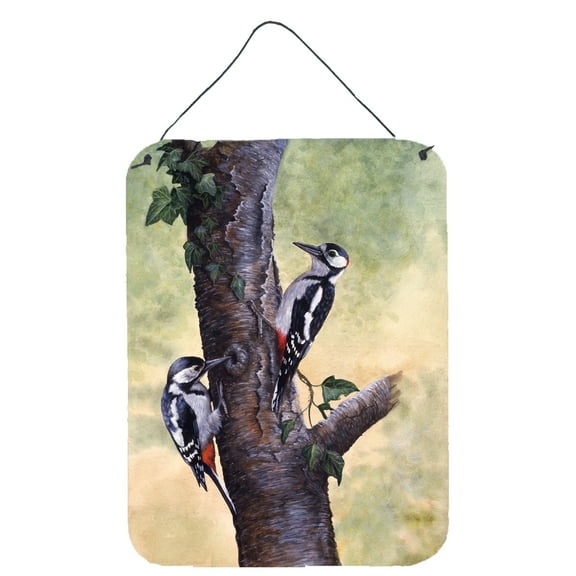 Woodpeckers by Daphne Baxter Wall or Door Hanging Prints