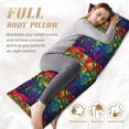 thumbnail image 5 of Lsque Pride Rainbow Body Pillow Case Cover,Ultra-Soft Microfiber Bed Pillow Cases 20x54 inches,Elegant Bedding,Breathable Durable Pillow Cover with Envelope Closure, 5 of 8