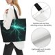 thumbnail image 3 of Easygdp Green Lightning Flash Bolsas Tote para Mujer, Bolsos de Hombro para Viaje, Bolsos de Mano de Gran Capacidad para Compras y Trabajo, 3 of 8