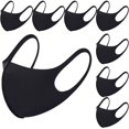 thumbnail image 1 of Mascarilla de Tela Transpirable MACHAO 8 Piezas Reutilizable Negra, 1 of 5