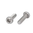 thumbnail image 2 of M5x16mm 304 Tornillos de cabeza Torx de fijación De Acero Inoxidable Tornillos de máquina 30pcs, 2 of 3