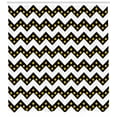 thumbnail image 3 of Ambesonne Chevron Shower Curtain, Parallel Striped Lines, 69"Wx84"L, White Yellow, 3 of 3