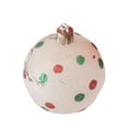 thumbnail image 3 of 12-Pack Matte Christmas Ornaments, Painted Plastic Christmas Ball Set for Tree Hanging Decor, Hand-Painted Holiday Decorations(B), 3 of 4