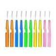thumbnail image 2 of 60pcs Toothpick Interdental Brushes Tooth Flossing Head Oral Hygiene Brush Optional Sizes, 2 of 8