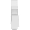 thumbnail image 3 of 96"W x 16"H x 4"D x 4"F, 4/12 Pitch, Alberta Architectural Grade PVC Gable Bracket, 3 of 8