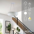 thumbnail image 2 of Candil colgante LED Gamalux 3 niveles de brillo blanco PVC, 2 of 8