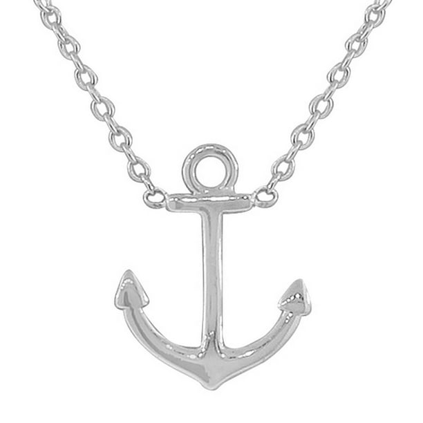 My Daily Styles 925 Sterling Silver Classic Polished Anchor Womens