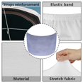 thumbnail image 6 of Uorisanigo Car Hood Cover Easy to Install Light Purple Car Hood Cover Protectors, Washable Vehicle Hoods Protection Easy Clean for Cars Hoods Decoration and Protection, 6 of 7