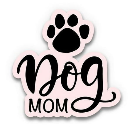 Dog Mom - 12 Vinyl Sticker Waterproof Decal