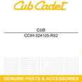 thumbnail image 3 of CUB CADET IH-324105-R92 Thrust Bearing 42 60 inch Riding Mower Hydro Gear, 3 of 6
