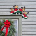 thumbnail image 6 of Neoyler Christmas Decorations Wooden Corner Door Frame Handmade Personalized Christmas Hanging Decor for Home Festive Entryway Suit for Holiday Parties and Welcoming Atmosphere 8.5x6.3in, 6 of 8