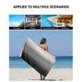 thumbnail image 5 of Black Grey Ombre Towel Set of 3, Soft Microfiber Bath Towels, Hand Towel, Washcloths, Modern Abstract Art Texture Quick-Dry Absorbent Towels for Bathroom Kitchen Hotel Beach Gym Spa, 5 of 7