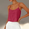 thumbnail image 3 of Crop Tops for Women Summer Sleeveless Scoop Neck Adjustable Spaghetti Strap Casual Camisole Tank Top, 3 of 7