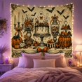 thumbnail image 2 of Floral Garden Still with Life Textured Parchment Like, Spooky Gothic for Gothic Decor Fans, Dark Art Decor, Halloween Gift, Tapestry Wall Hanging for Bedroom and Dorm, 2 of 7