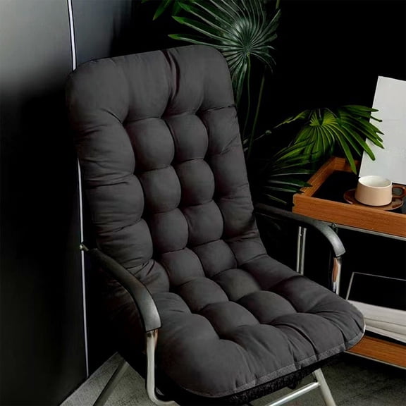 Violete Thickened Solid Color Foam Cushion 94x44cm – Soft Corduroy Office Chair and Recliner Seat Pad, Ergonomic Support for Winter Comfort, Multi-Purpose Indoor Use