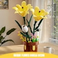 thumbnail image 5 of Flowers Botanicals Lily Building Set, Artifical Plants Bonsai Building Blocks Toys for Adults,Indoor Home Office Decor (296Pcs), 5 of 7