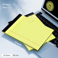 thumbnail image 2 of Bloc de notas PINJINGPRO, blocs legales, paquete de 10, 8.5 x 28 cm, amarillo, 2 of 9