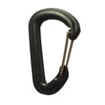 thumbnail image 1 of Mosquetón de seguridad portátil con forma de D para escalada al aire libre (negro), 1 of 1