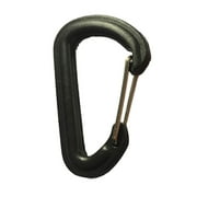 Quality Outdoor d Shape Portable Safe Quickdraw Carabiner Accessory for Climbing (black)