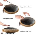 thumbnail image 4 of Tambor HOPWELL de acero, 15 notas, 35,56 cm, con libro de música, color negro, 4 of 6