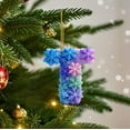 thumbnail image 4 of T Snowflake Series 2D Acrylic Backpack Car Pendant Decoration Ornament Alphabet Design T, 4 of 7