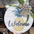 thumbnail image 1 of Farmhouse Decor Cute Pineapple Door Sign Eye Catching Door Front Hanging Farmhouse Door Hanging Easter Welcome Decoration Home Decor Pineapple Door Decoration, 1 of 6