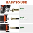 thumbnail image 4 of 1500W Hand Held Electric Power Concrete Vibrator,16000 RPM Portable Construction Insert Vibrator,Uses 14-3/4" Long Shaft Air Bubble Removal Leveling Tool, 4 of 7