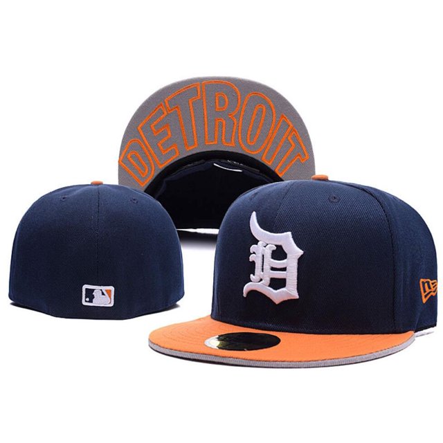 Kansas City Royals MLB Tapas Bordadas Detroit Tigers New York Mets Gorra De Algodón De Sellado Completo