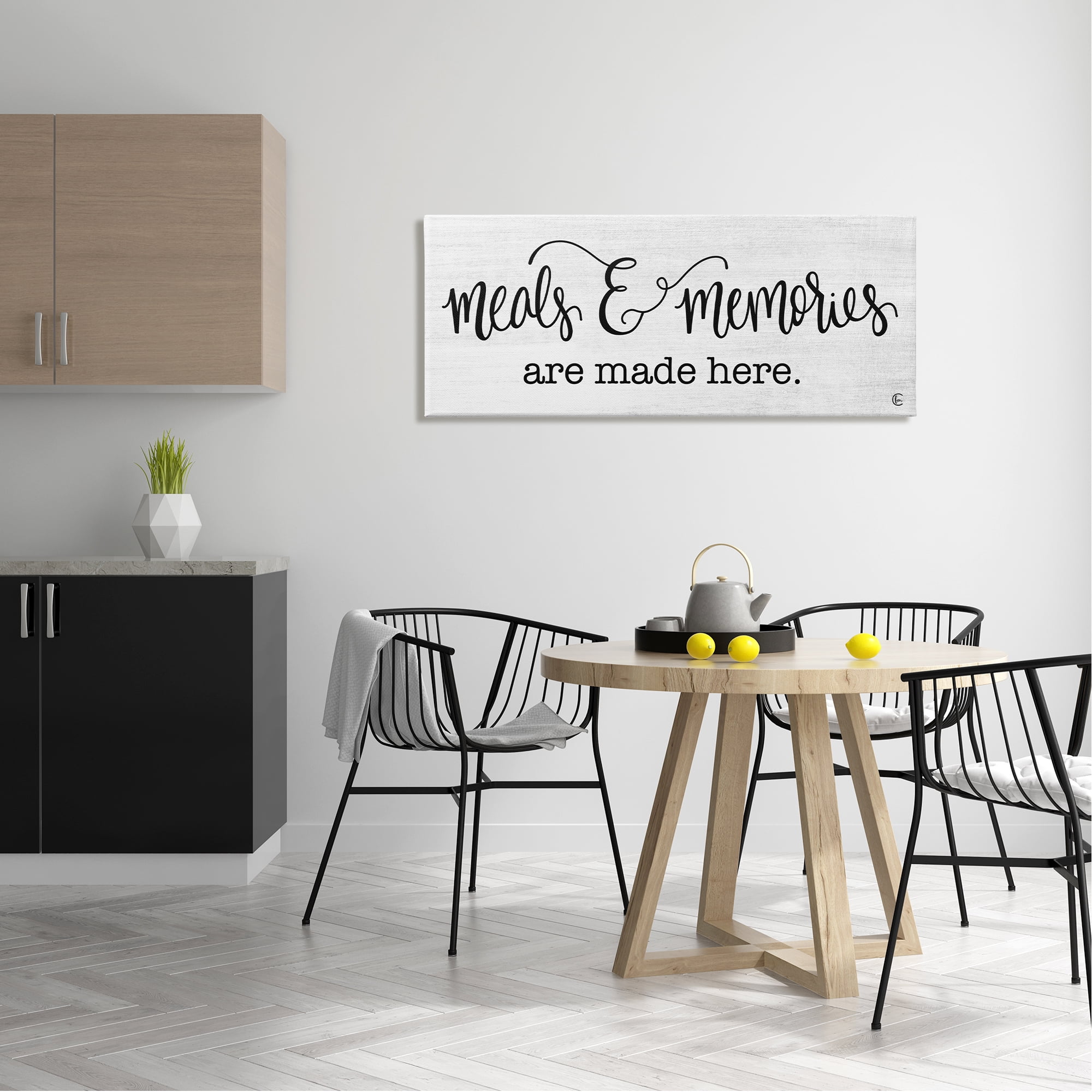 Stupell Industries Meals & Memories Kitchen Food & Beverage Painting Gallery Wrapped Canvas Print Wall Art, 48 x 20