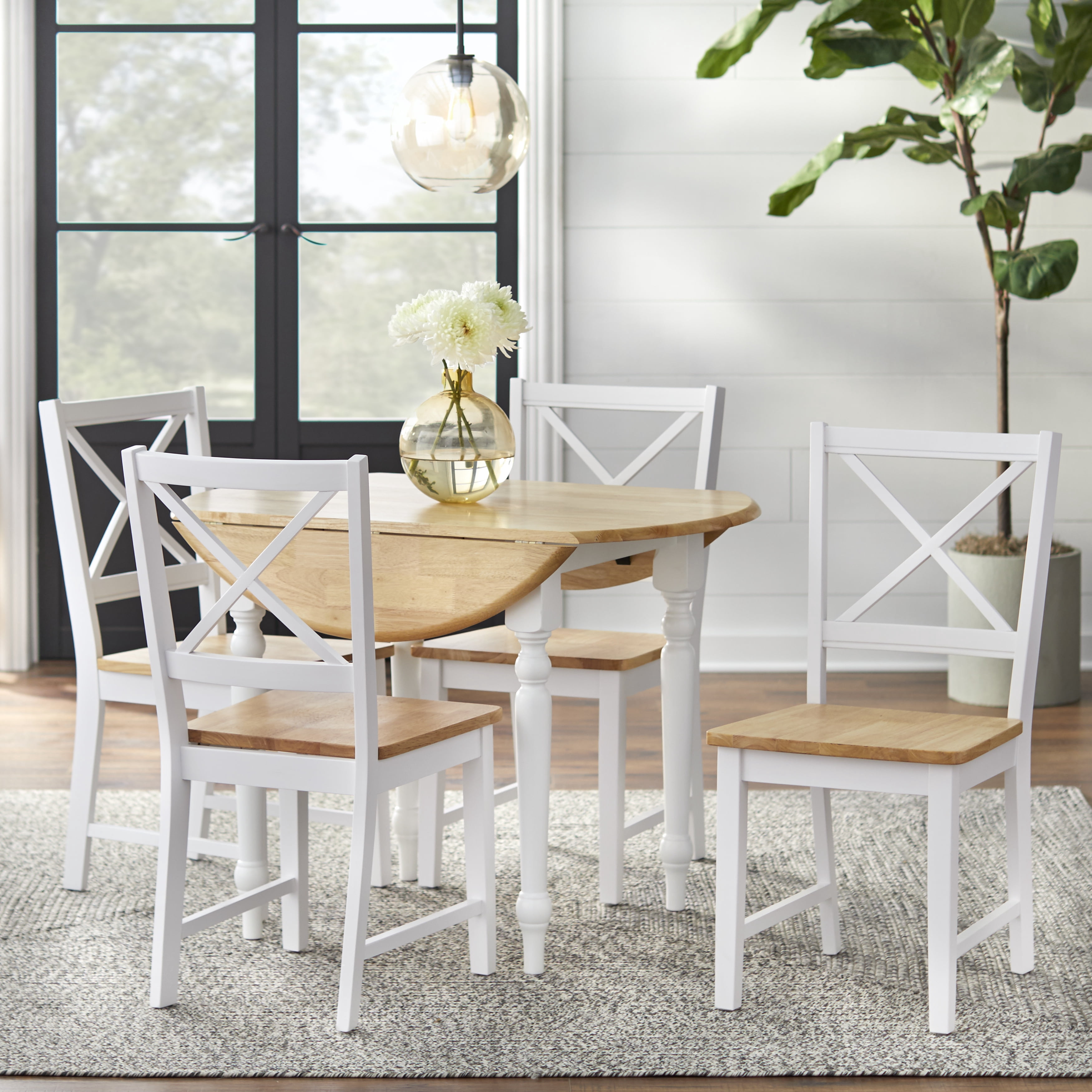 Virginia 5-Piece Dining Set, Multiple Colors