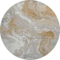 thumbnail image 2 of Addison Rugs Mayfield Premium Machine Washable Transitional Abstract Graphite Round Rug, 8' x 8', 2 of 6