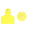 thumbnail image 4 of Livestock Identification Tags, Blank Style Livestock Ear Tags Pure Yellow 100 Sets  For Stock Farming, 4 of 8