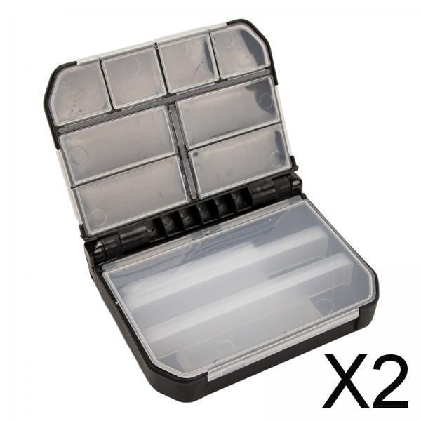 Caja de pesca Colamx Organizador 2X Cajas de aparejos de pesca 2 piezas