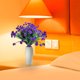 thumbnail image 4 of Muyoka paquetes de flores artificiales, plantas de plástico sintético, vegetación, arbustos de Gypsophila, flores falsas, plantas para colgar macetas, porche, ventana, caja, boda, oficina, jardín, int Muyoka Hogar, 4 of 7