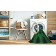 thumbnail image 2 of Ahgly Tapis d'Intérieur Lavable en Machine Carré Vert Forêt Foncé, 3 Pieds Carré, 2 of 7