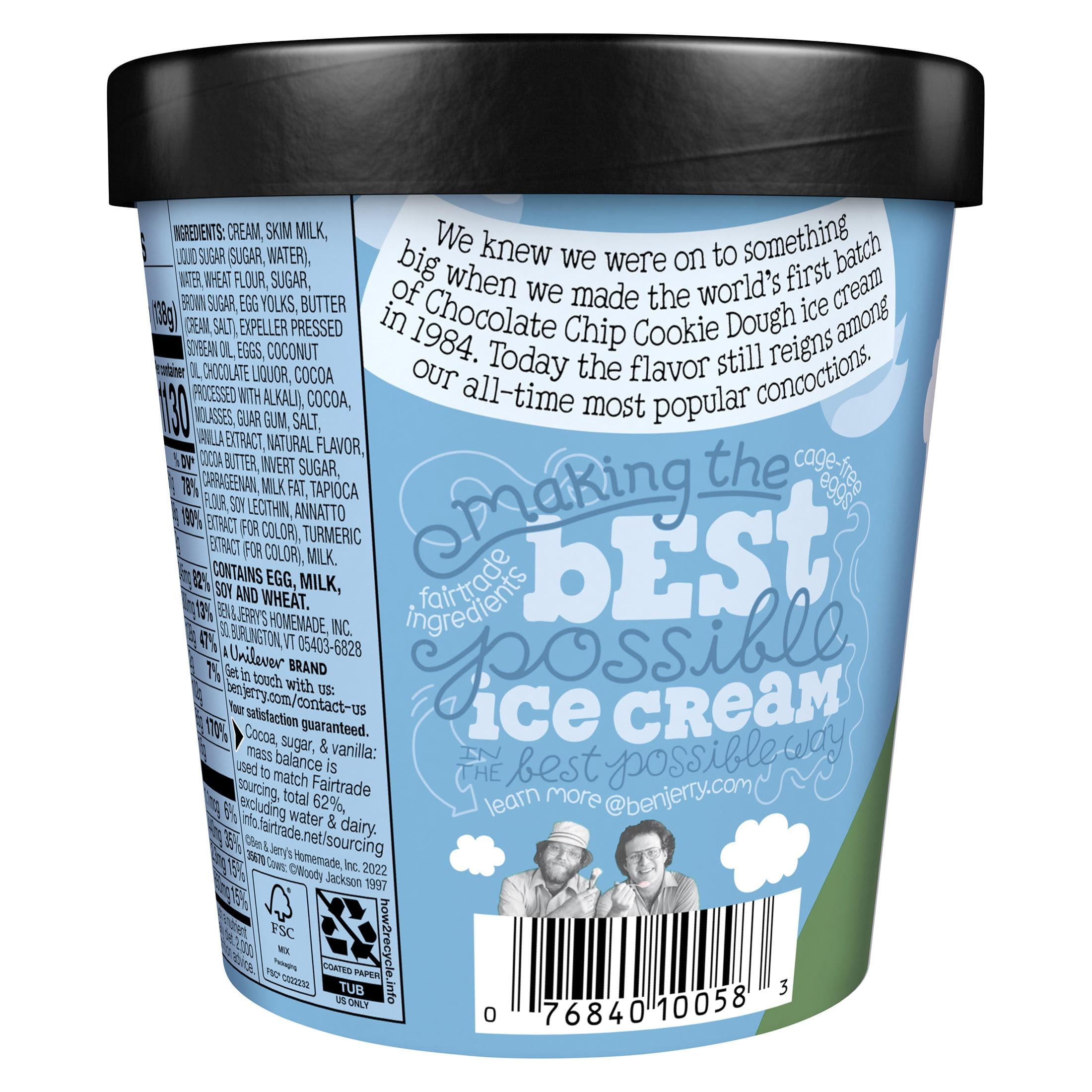 Ben and jerry's cookie dough ice cream deals