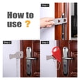 thumbnail image 4 of Portable Door Lock Home Safety Lock Hotel Anti Theft Security Lock Travel Accommodation Door, 4 of 7