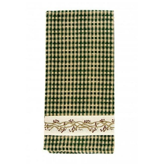 AG-30297S-4 Tea Towels, Berryvine Green - Set of 4