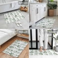 thumbnail image 6 of Eucalyptus Leaves Indoor Door Mat 18x30 Inch Spring Summer Watercolor Green Leaf Front Door Mat Non Slip Washable Entryway Rug Low Profile Dirt Trapper Doormat for Bathroom Kitchen Bedroom, 6 of 9