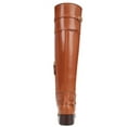 thumbnail image 2 of Franco Sarto Womens Jazrin Leather Wide Calf Knee-High Boots, 2 of 3