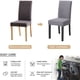 thumbnail image 5 of Fundas elásticas para sillas de comedor, juego de fundas para sillas de comedor de jacquard, lavables, protector de muebles para sillas Parson para restaurante, 5 of 7