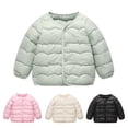 thumbnail image 5 of ZACPNCV Kids Winter Coat Girls Puffer Jacket Baby Warm Winter Coats Boys Packable Outerwear for School And Outdoor Activities Green 2-3 Years, 5 of 5