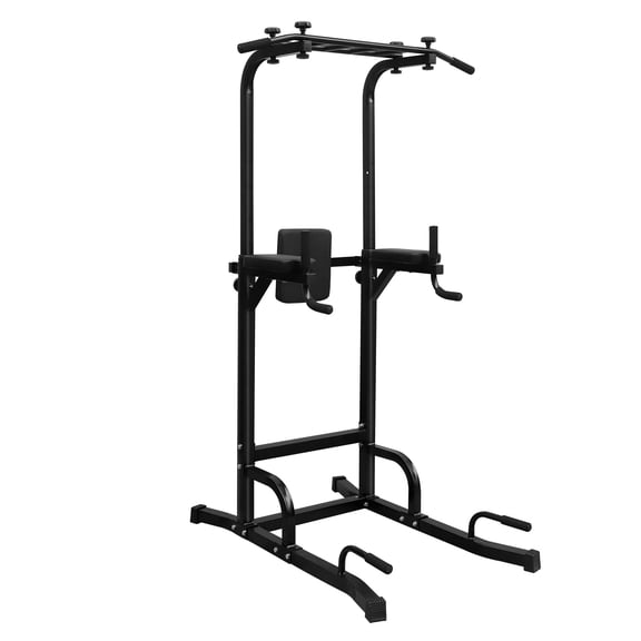 HooKung Power Tower Pull Up Bar Workout Dip station for Strength Training, Suitable for Home Gym Fitness