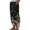 thumbnail image 2 of Aloohaidyvio Pants for Women,Womens Summer Casual Comfortable Loose Pocket Trousers Pants, 2 of 5
