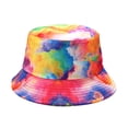 thumbnail image 2 of SPRING PARK Unisex Bucket Hat Tie-die Printed Fisherman Cap Reversible Sun Hat for Women Men, 2 of 7