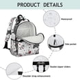 thumbnail image 4 of Scribble Dogs Backpack for School,Cute School Bag,Schoolbag with Adjustable Shoulder Straps & Padded Back,15.25"x11.5"x5.25", 4 of 6