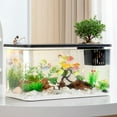 thumbnail image 4 of High Clear Pet Fish Habitats Tanks Modern Ecologic Fishtanks For Indoor Tabletop Decoration with Safe Lid Plant Holder, 4 of 8