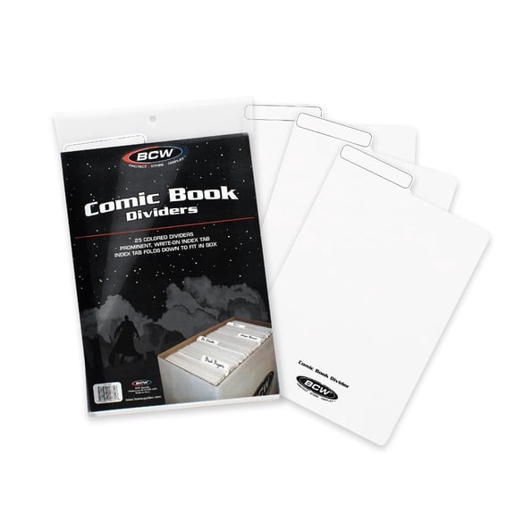 BCW Comic Book Dividers - White