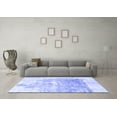 thumbnail image 3 of Ahgly Company Indoor Rectangle Solid Blue Modern Area Rugs, 2' x 4', 3 of 4
